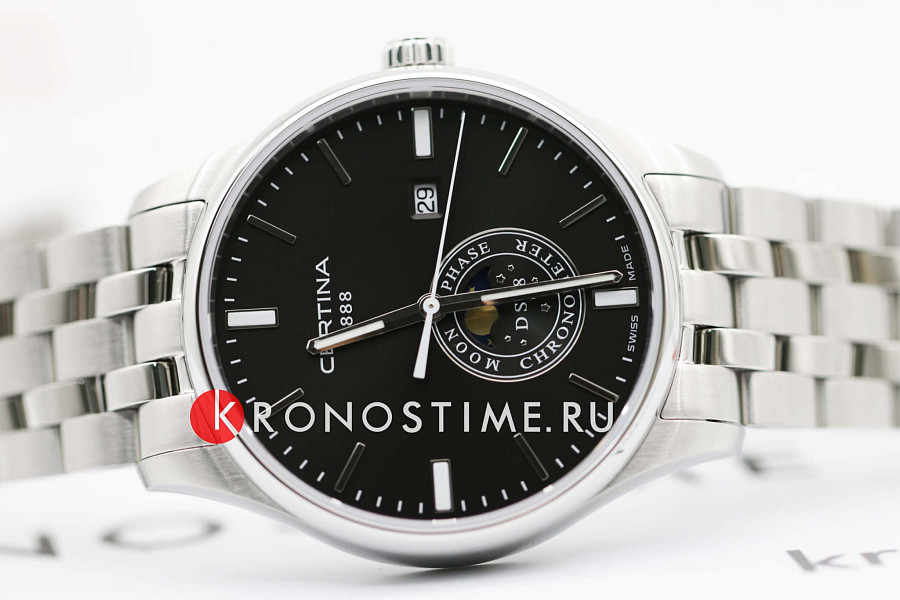 Часы Certina DS-8 Moon Phase C033.457.11.051.00 — артикул C0334571105100