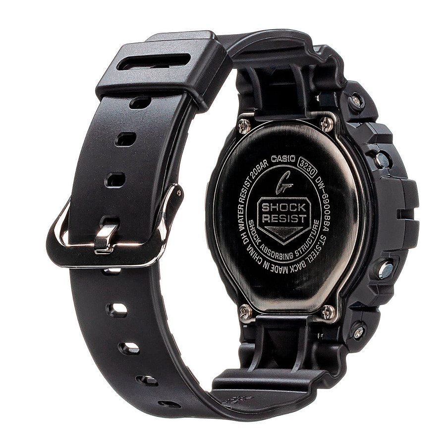 Часы Casio G-Shock DW-6900BBA-1 — пластик, мужские