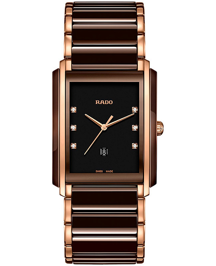 Часы Rado Integral R20219722 — мужские, коричневый