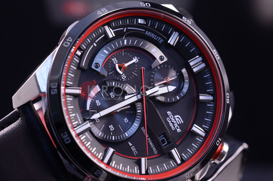 Часы Casio Edifice EQS-600BL-1A — металл сталь, Япония