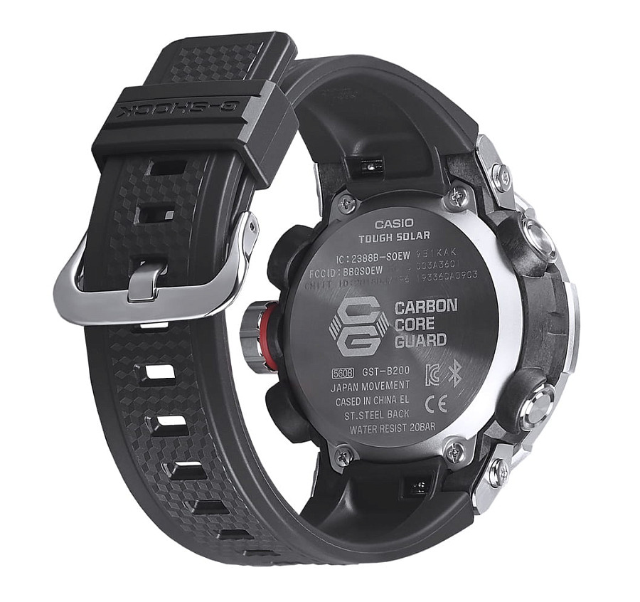 Часы Casio G-Shock GST-B200-1A — карбон сталь металл, Япония