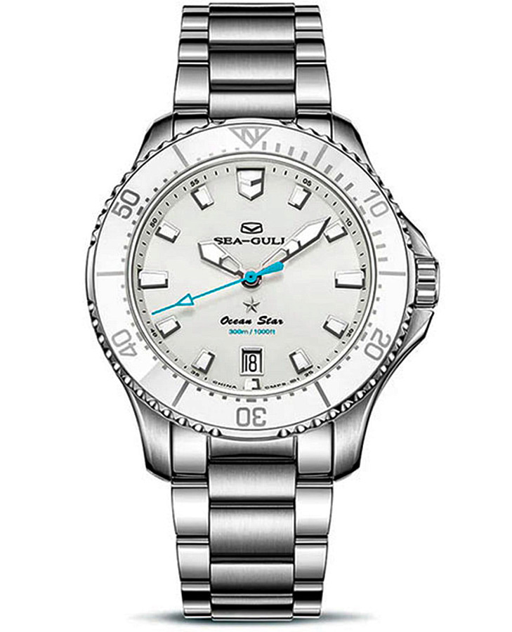 Часы Seagull Ocean Star 816.12.1211 — женские, белый