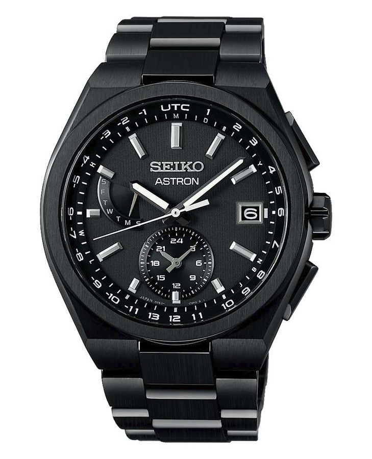 Часы Seiko Astron Nexter Solar Radio SBXY087 — мужские, черный