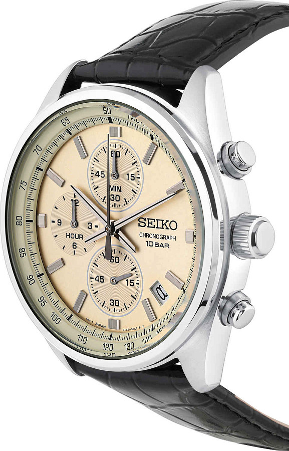 Часы Seiko Conceptual Series Dress SSB383P1 — кожаный, мужские