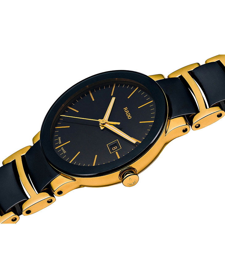 Часы Rado Centrix R30930152 — кварцевые, сталь керамика металл