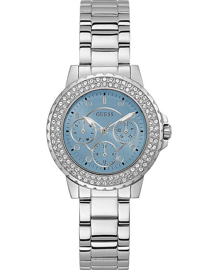Часы Guess Sport Steel GW0410L1 — женские, голубой
