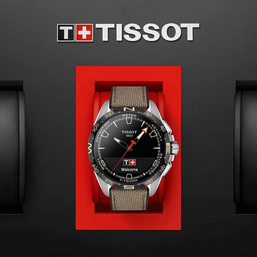 Часы Tissot T-Touch Connect Solar T121.420.47.051.07 — Швейцария, кварцевые