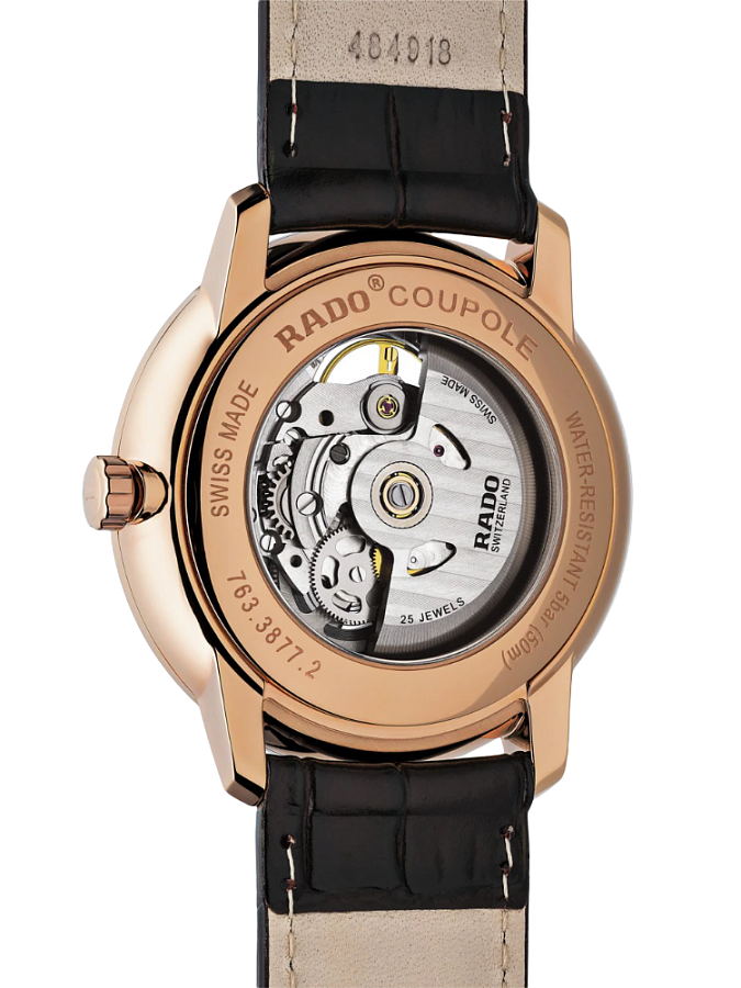 Часы Rado Coupole Classic Open Heart Automatic R22895215 — синий, металл сталь