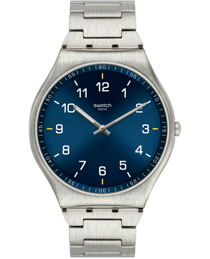 Часы Swatch Skin Irony 42 SS07S106G — мужские, синий