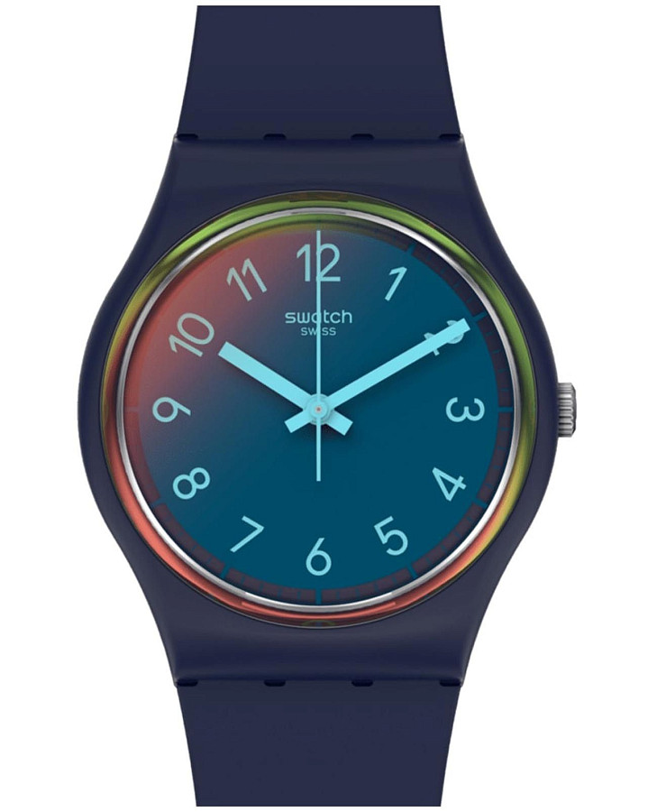 Часы Swatch Gent Biosourced Standard SO28N110 — мужские, синий