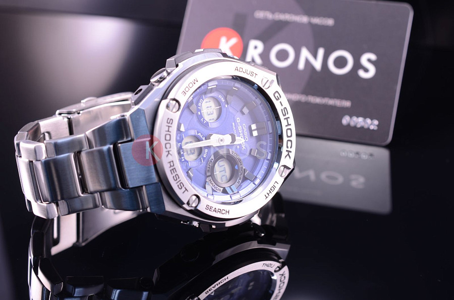Часы Casio G-Shock GST-W110D-2A — металл сталь, Япония