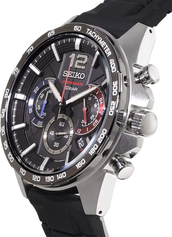 Часы Seiko Discover More SSB347P1 — мужские, силикон