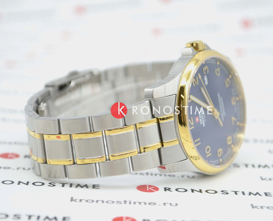 Часы Swiss Military by Chrono Сверхточные SM30200.21 — мужские, нержавеющая сталь с pvd-покрытием