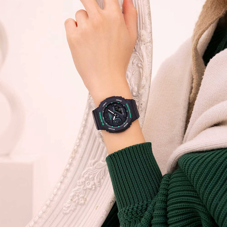Часы Casio G-Shock GMA-S2100GA-1ADR (GMA-S2100GA-1A) — электронные, пластик
