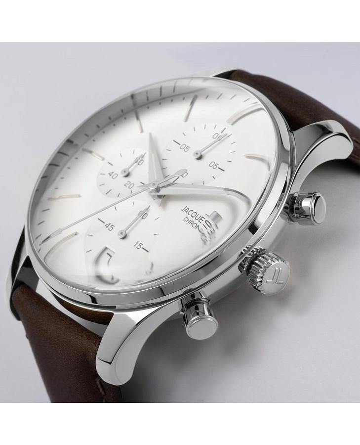 Часы Jacques Lemans Classic 1-2163B — кожаный, мужские