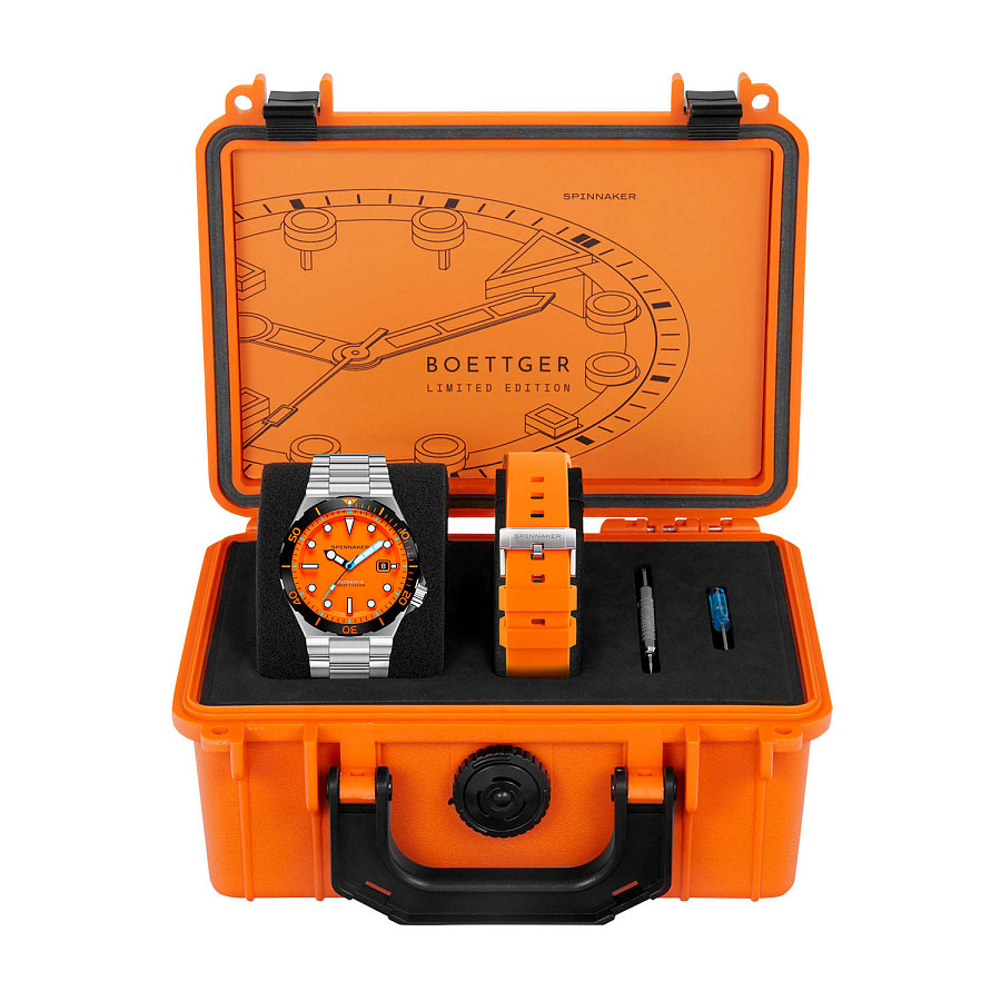 Часы Spinnaker Boettger SP-5083-AA — механические, сталь металл