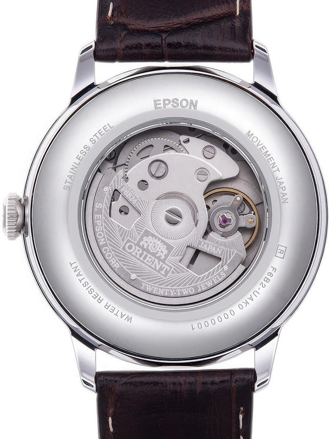 Часы Orient Sun & Moon RA-AK0803Y (RN-AK0803Y) — антрацитовый, металл сталь
