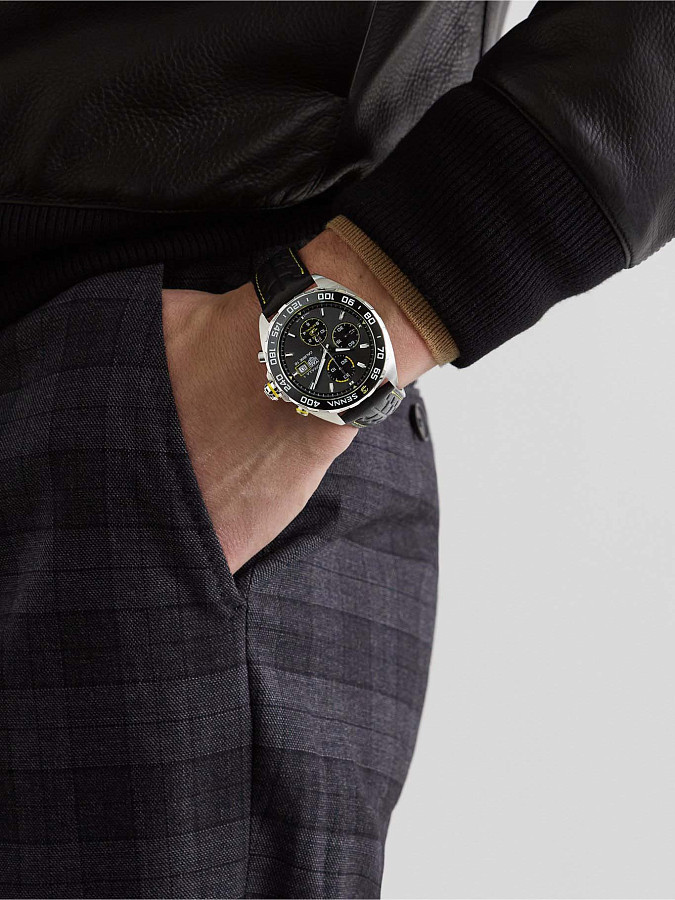 Часы TAG Heuer Formula 1 Senna Special Edition CAZ201B.FC6487 — мужские, артикул CAZ201B.FC6487