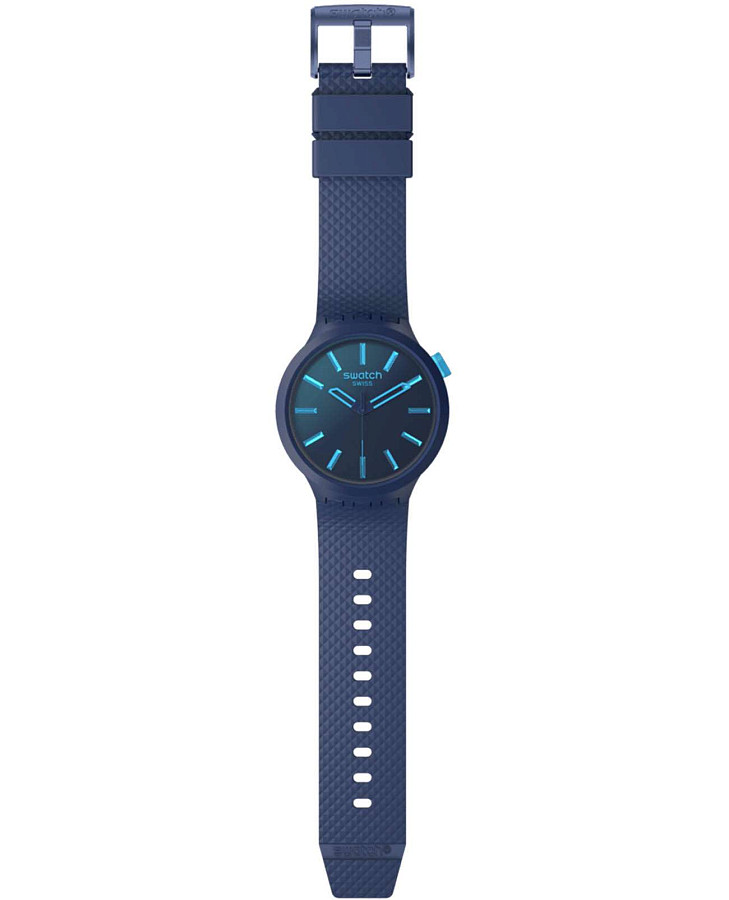 Часы Swatch Big Bold Biosourced Standard SB05N113 — синий, пластик