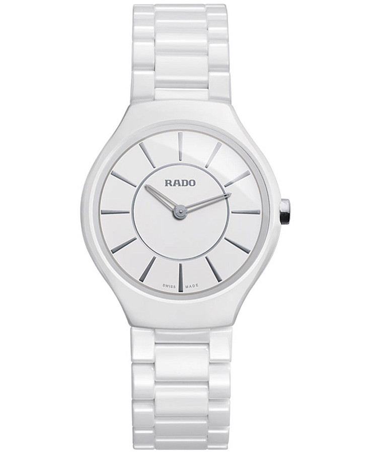 Часы Rado True Thinline R27958112 — женские, белый