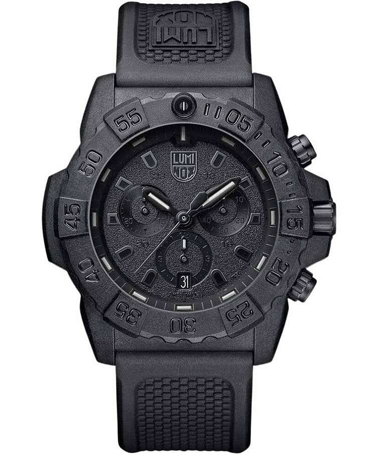 Часы Luminox Navy SEAL Chronograph 3580 Series XS.3581.BO — мужские, черный