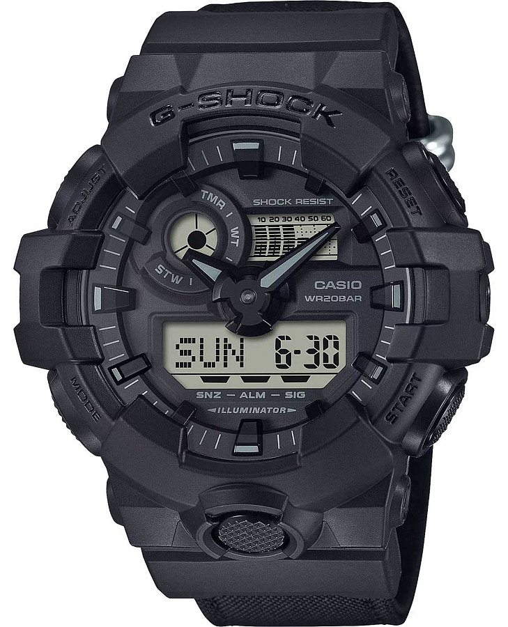 Часы Casio G-Shock GA-700BCE-1A (GA-700BCE-1A) — мужские, черный