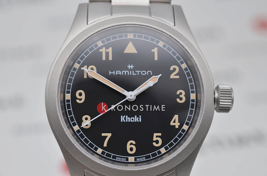 Часы Hamilton Khaki Field Quartz 38mm H69401131 — кварцевые, сталь