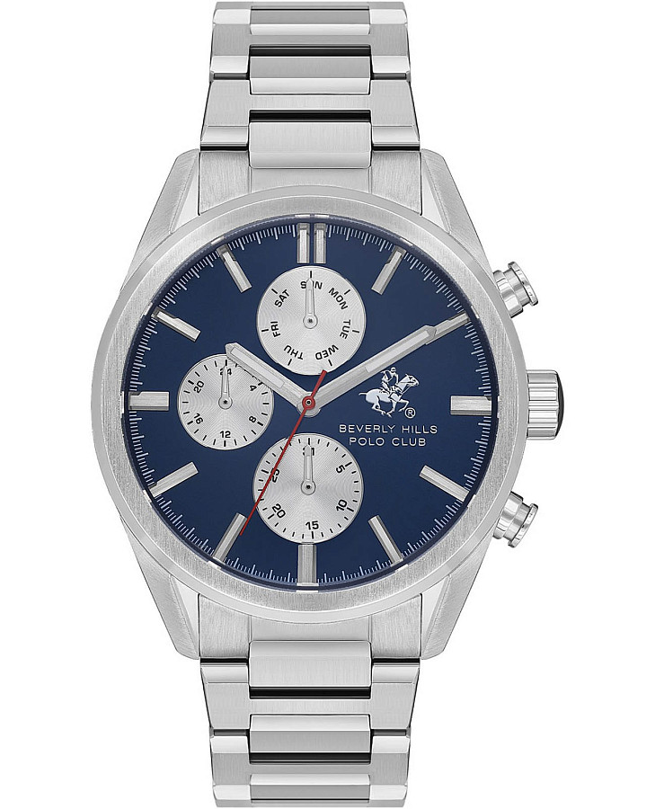 Часы Beverly Hills Polo Club Quartz BP3633X.390 — мужские, синий