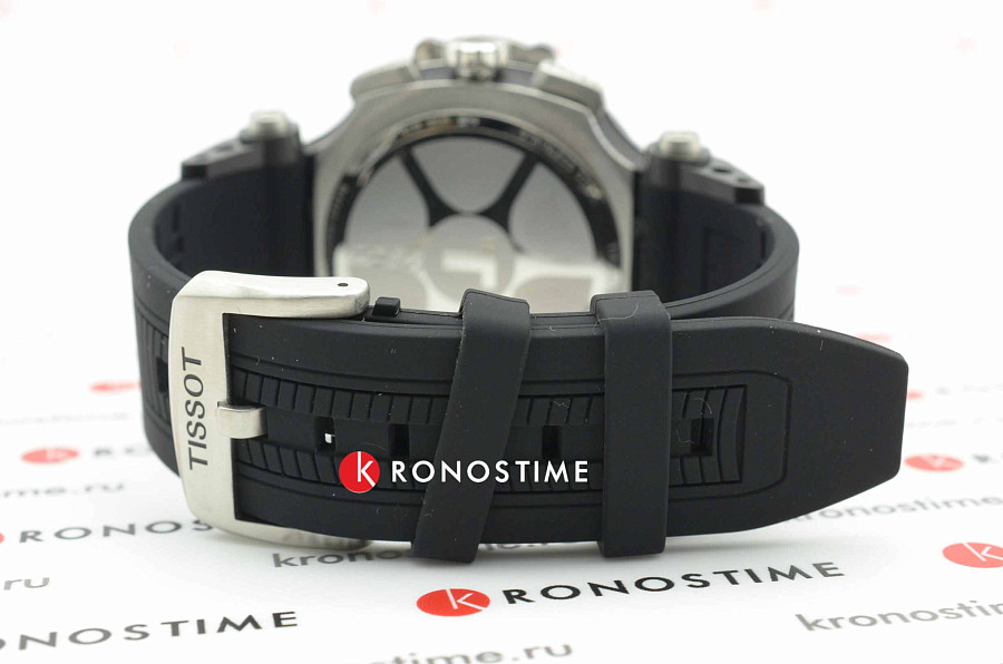 Часы Tissot T-Race Chronograph T115.417.27.061.00 — мужские, черный