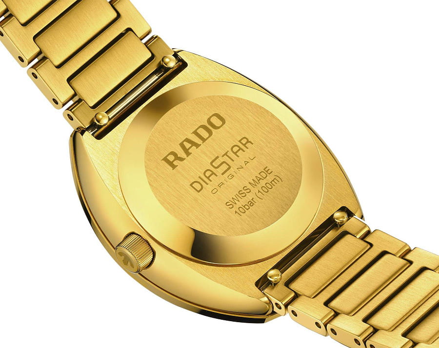Часы Rado Diastar Original Automatic R12171263 — нержавеющая сталь с pvd-покрытием, женские