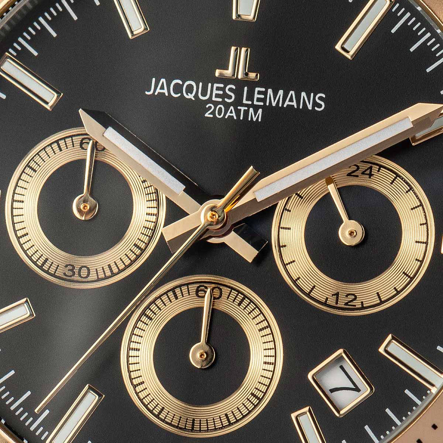 Часы Jacques Lemans Liverpool 1-1877H — металл сталь, Австрия