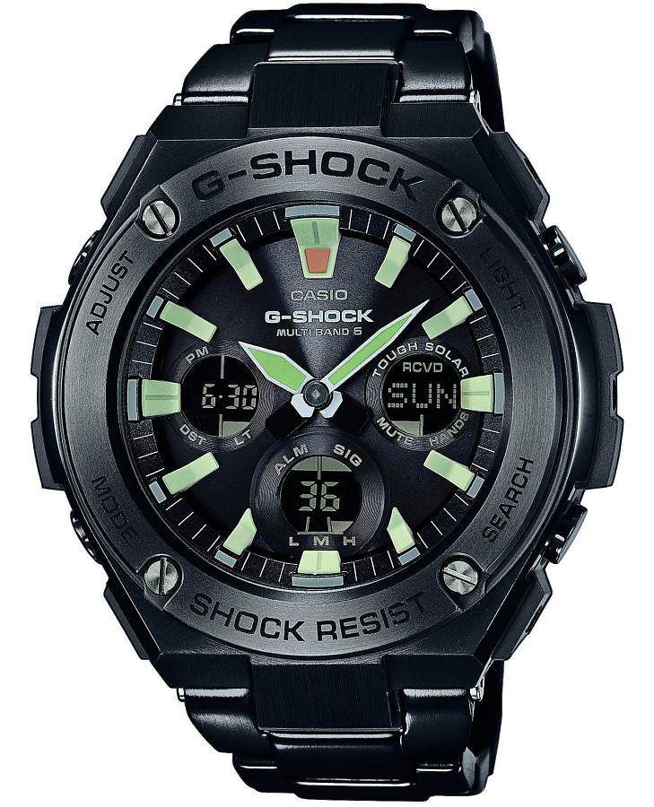 Часы Casio G-Shock GST-W130BD-1A — мужские, черный