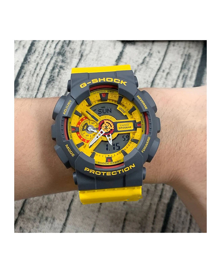 Часы Casio G-Shock GA-110Y-9A — электронные, пластик