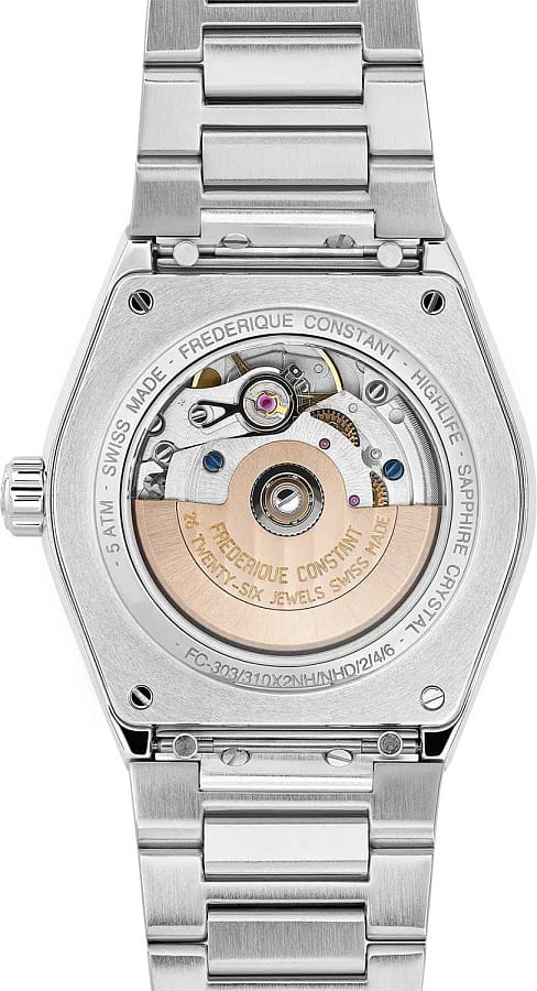 Часы Frederique Constant Highlife Ladies Automatic FC-303BD2NH6B — металл сталь, Швейцария
