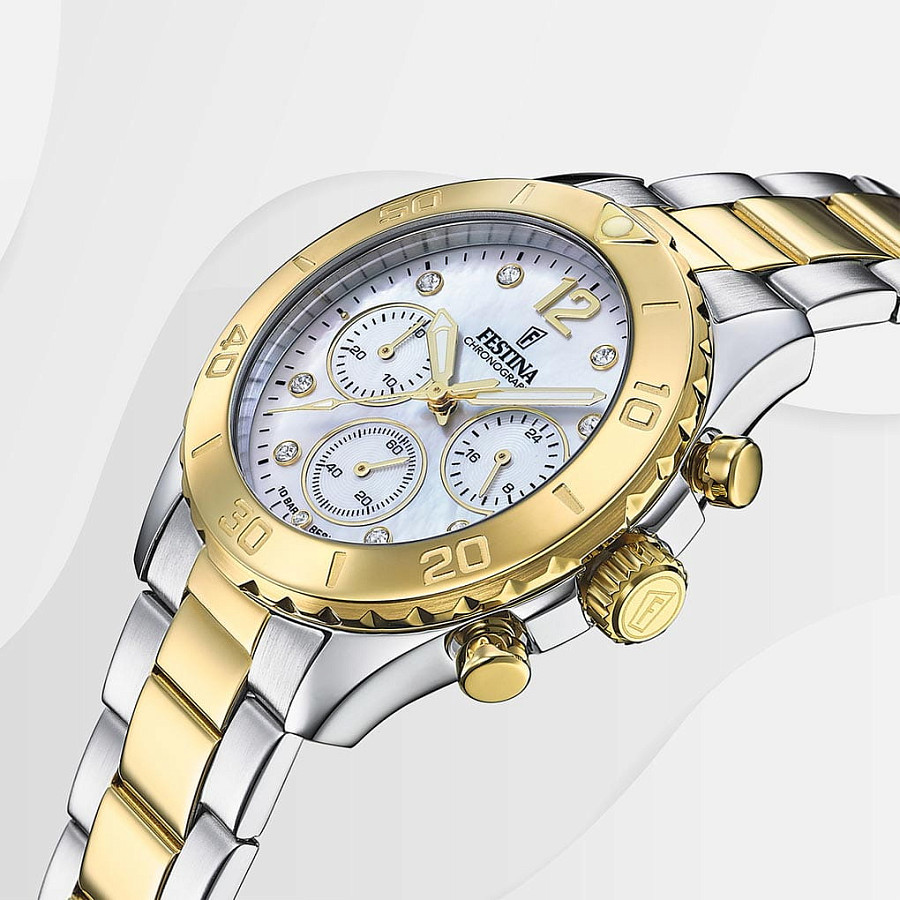 Часы Festina Boyfriend F20604/1 — кварцевые, сталь металл