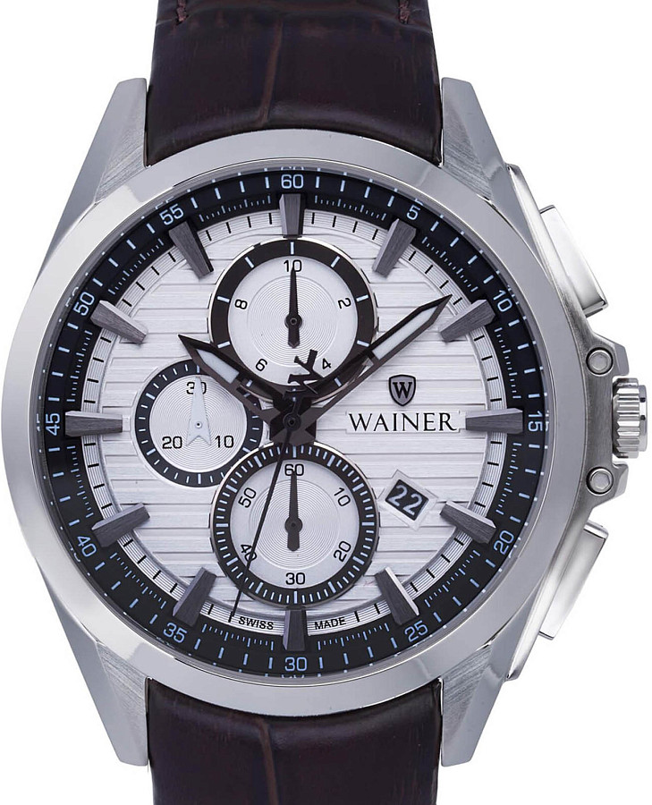 Часы Wainer Classic WA.19400-A — кварцевые, сталь