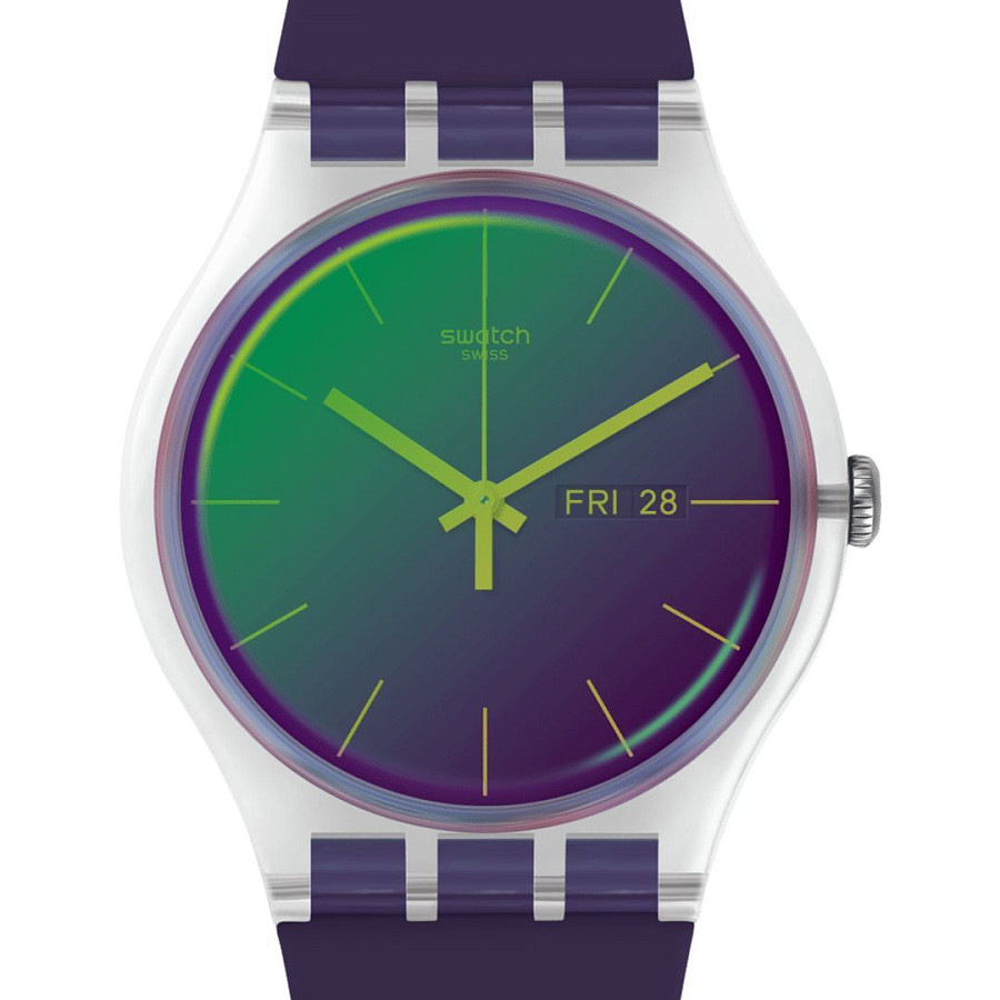 Часы Swatch New Gent Biosourced SO29K703 — кварцевые, пластик