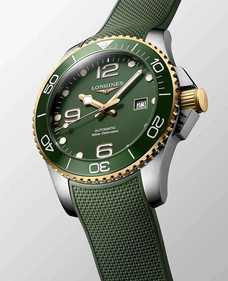 Часы Longines HydroConquest L3.782.3.06.9 — каучук, мужские