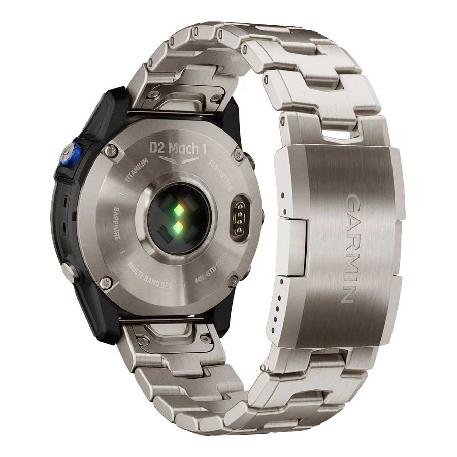 Часы Garmin D2 Mach 1 010-02582-51 — мужские, серебристый
