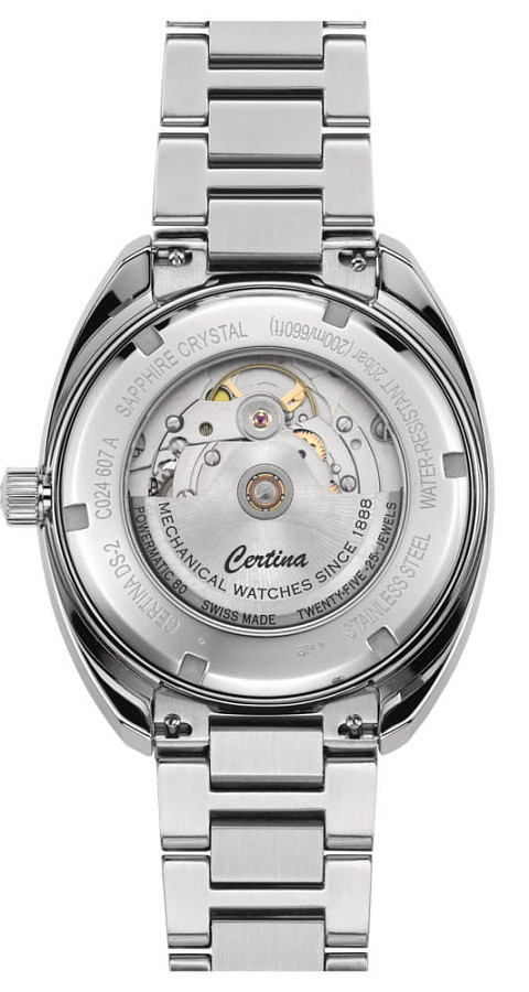 Часы Certina Sport DS-2 C024.607.11.041.02 — механические, сталь металл