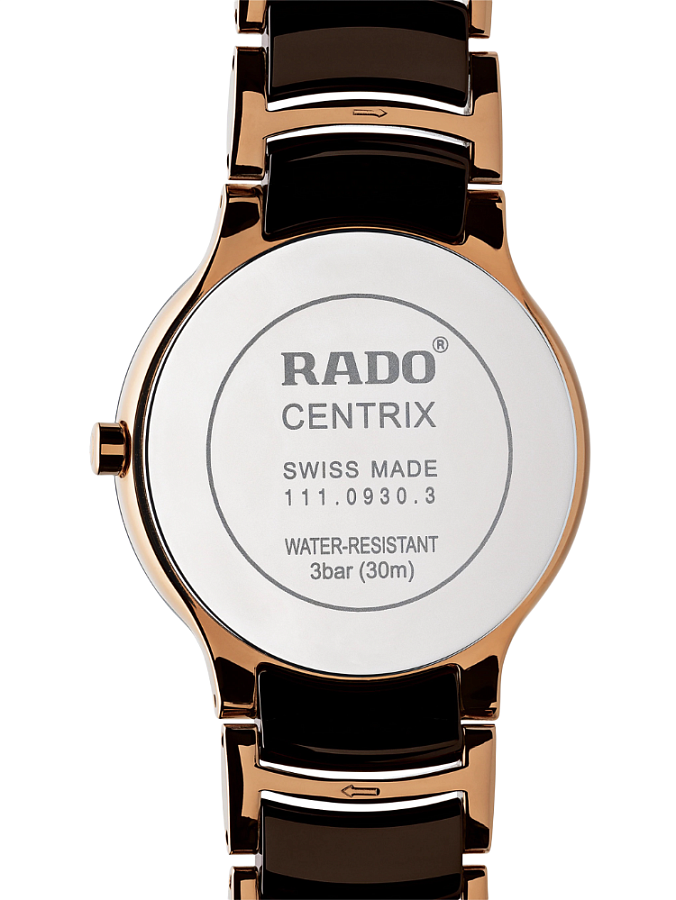 Часы Rado Centrix Automatic Diamonds R30555724 — механические, металл сталь