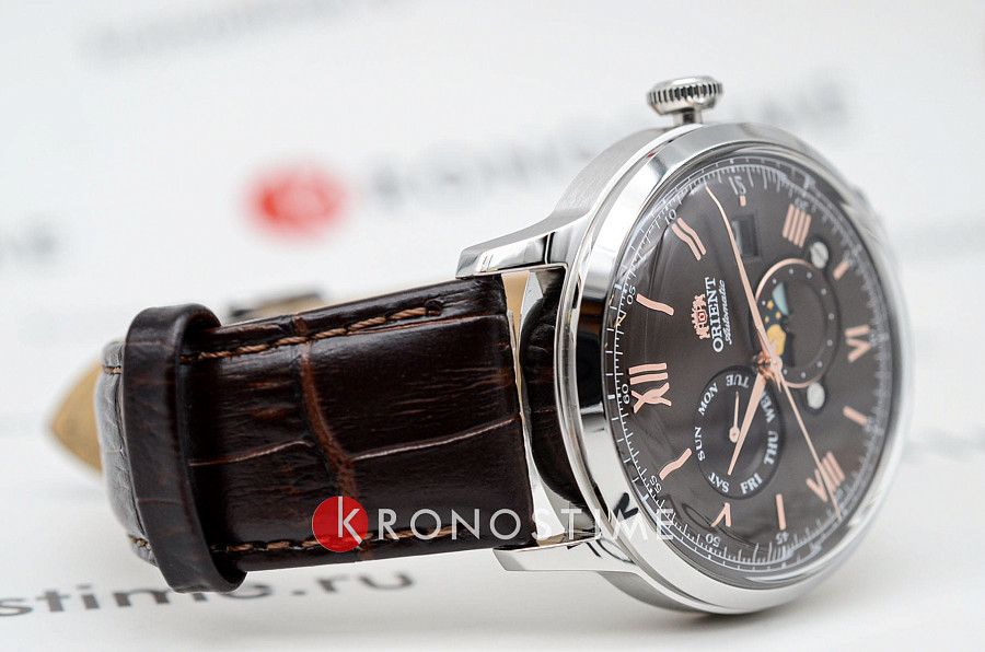 Часы Orient Sun & Moon RA-AK0804Y (RN-AK0804Y) — металл сталь, Япония