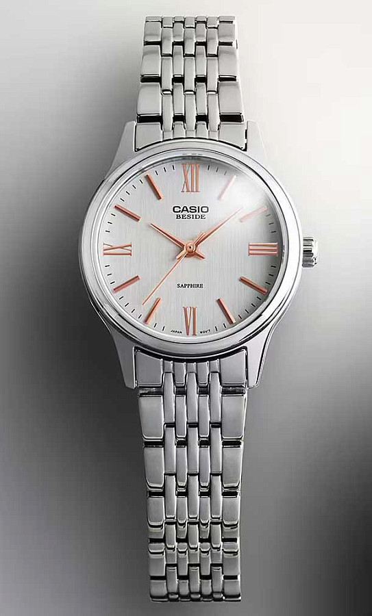 Часы Casio Collection Beside BLS-100D-7A — сталь металл, Япония