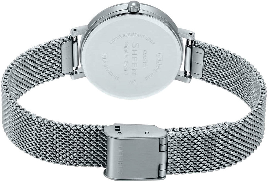 Часы Casio Sheen SHE-4540M-7AUDF — металл сталь, Япония