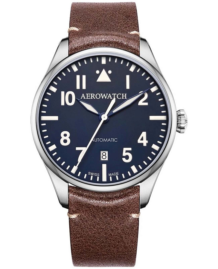 Часы Aerowatch Les Grandes Classiques 60996 AA04 — мужские, синий