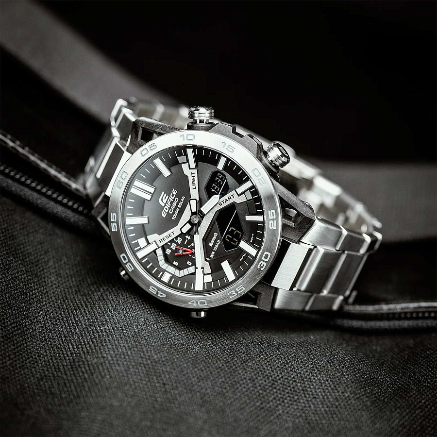 Часы Casio Edifice ECB-2000D-1ADF (ECB-2000D-1A) — карбон сталь металл, Япония