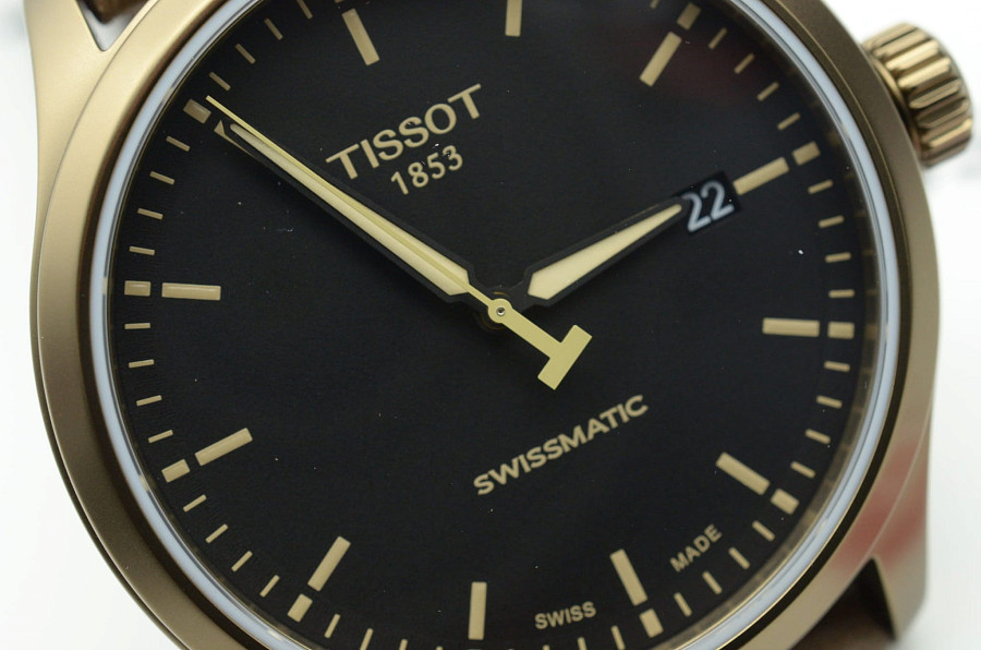 Часы Tissot Gent XL Swissmatic T116.407.36.051.00 — мужские, коричневый