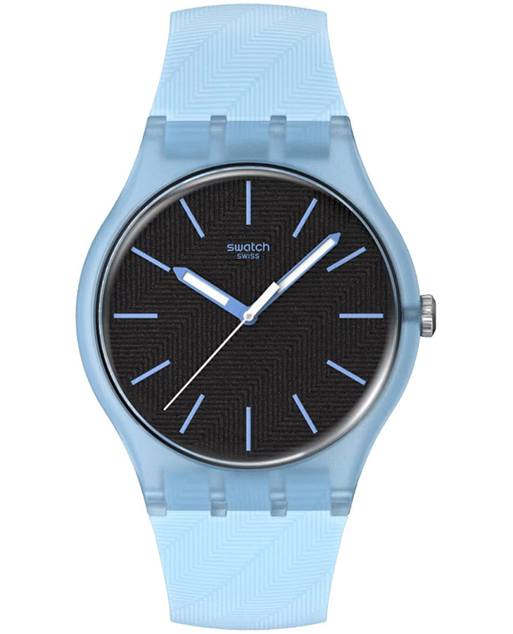 Часы Swatch Blue Moves SO29L101 — мужские, черный