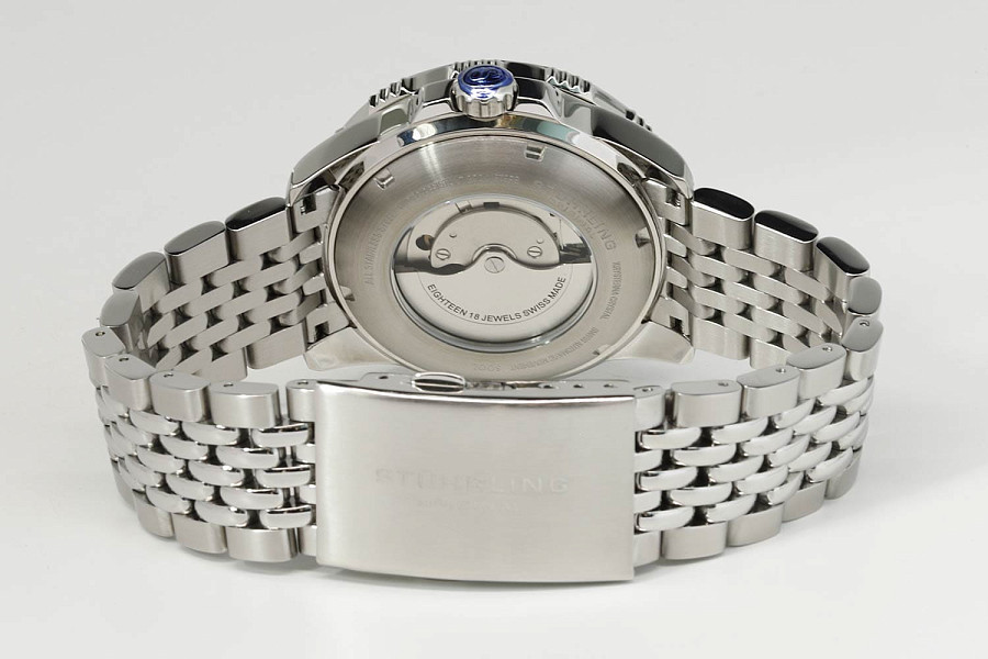 Часы Stuhrling Aquadiver 1006.03 — нержавеющая сталь, мужские