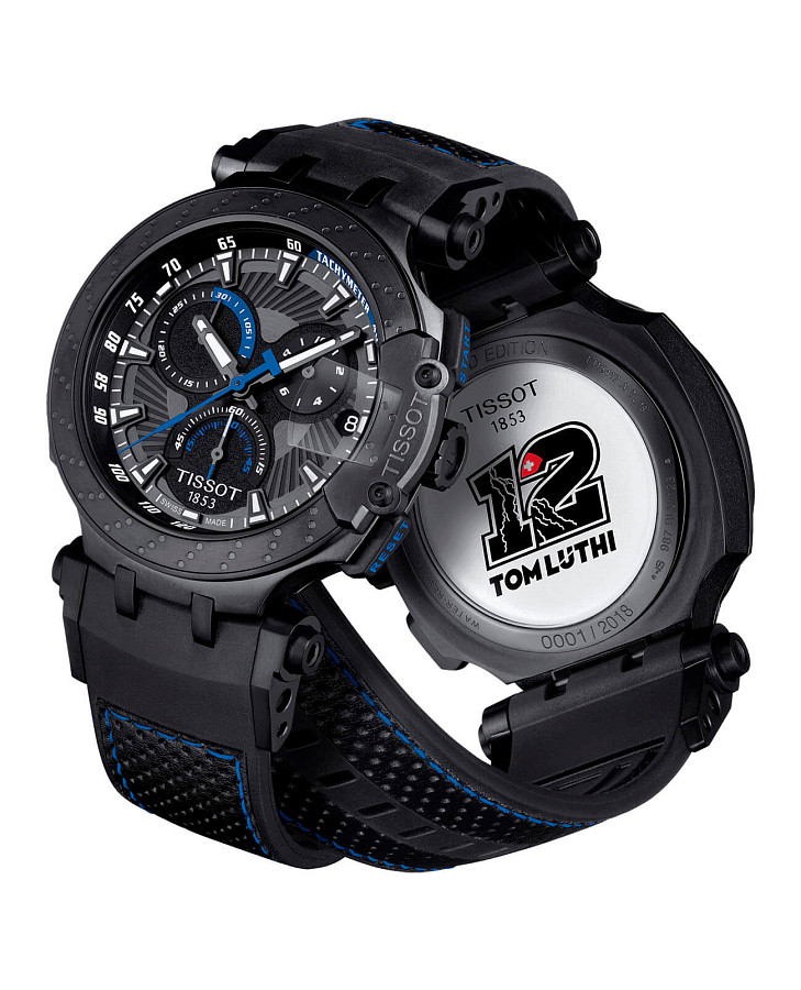 Часы Tissot T-Race Thomas Luthi T115.417.37.061.02 — металл сталь, Швейцария